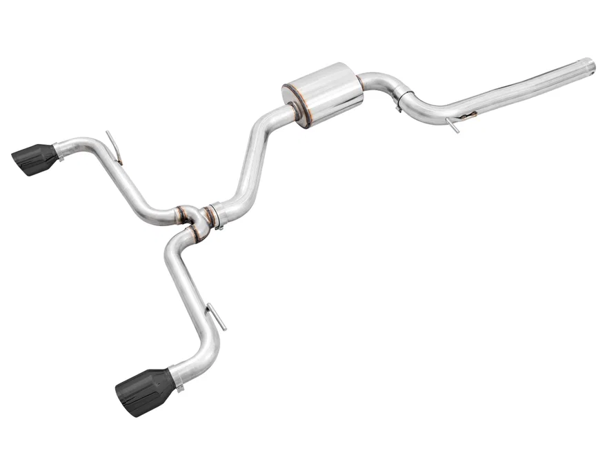 Track Edition Exhaust for VW MK7.5 GTI - Diamond Black Tips