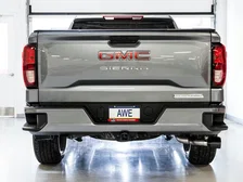 0FG Catback Dual Side Exit Exhaust for 4th Gen Silverado/Sierra 1500 5.3L (Flat Bumper) - Diamond Black Tips image 3