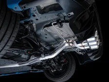 Track Edition Exhaust for FL5 Civic Type R - Triple Chrome Silver Tips image 11