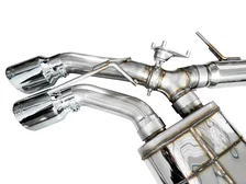 SwitchPath™ Exhaust for Cadillac CT4-V Blackwing - 4.5" Chrome Silver Tips image 5
