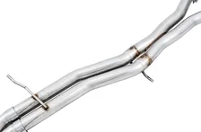 SwitchPath™ Exhaust for Audi B9 S5 Coupe - Non-Resonated - 4" Diamond Black Tips image 6