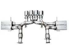 SwitchPath Exhaust for C8 Corvette Z06 - 4.5" Chrome Silver Tips image 3