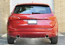 Non-Resonated Exhaust System (Downpipe-Back) for 8R Q5 3.2L -- Chrome Silver Tips image 2