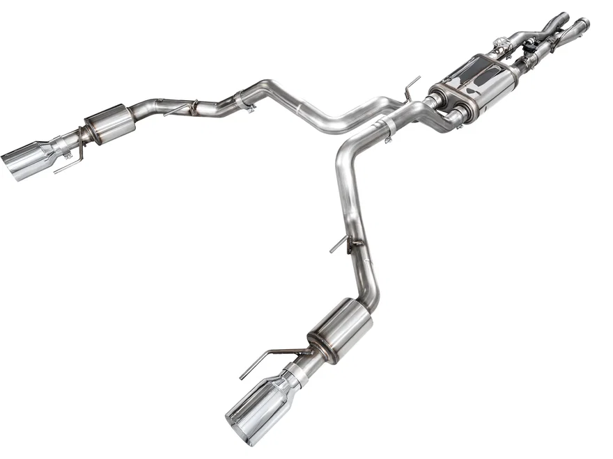 SwitchPath™ Exhaust for Gen 3 Raptor R - Chrome Silver Tips for Ford F-150