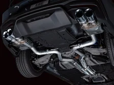 SwitchPath™ Exhaust for S650 Ford Mustang GT Fastback - Quad Chrome Silver Tips image 8