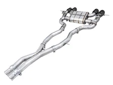 SwitchPath Catback Exhaust for BMW G8X M3/M4 - 4.5" Diamond Black Tips image 2