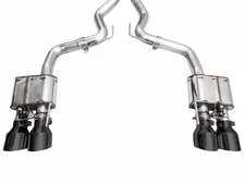 SwitchPath™ Exhaust for S650 Ford Mustang Dark Horse - Quad Diamond Black Tips image 3