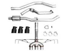 Track Edition Exhaust for FL5 Civic Type R - Triple Diamond Black Tips image 9