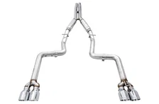 Track Edition Exhaust for 17+ Challenger 5.7 - Chrome Silver Quad Tips image 2