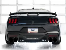 SwitchPath™ Exhaust for S650 Ford Mustang Dark Horse - Quad Diamond Black Tips image 10