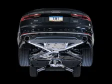 Track Edition Exhaust for B9 A5 - 4" Chrome Silver Tips for Audi A5 Quattro image 4