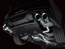 SwitchPath™ Exhaust for S650 Ford Mustang Dark Horse - Quad Chrome Silver Tips image 8