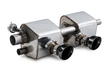 SwitchPath™ Exhaust for 991.2 Carrera / S / GTS with PSE - Diamond Black Tips for Porsche 911 image 2