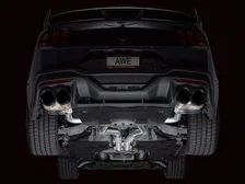 SwitchPath™ Exhaust for S650 Ford Mustang Dark Horse - Quad Diamond Black Tips image 14