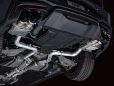 SwitchPath™ Exhaust for S650 Ford Mustang GT Fastback - Quad Diamond Black Tips image 17