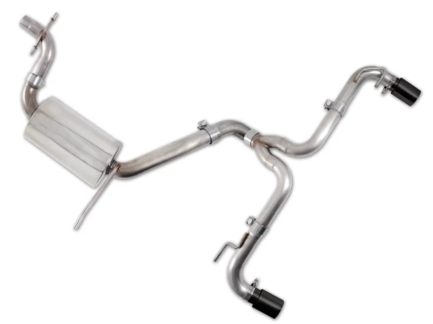Performance Catback Exhaust for Mk6 GTI - Diamond Black Round Tips