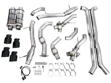 SwitchPath™ Exhaust for Cadillac CT4-V Blackwing - 4.5" Diamond Black Tips image 6