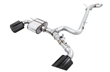 SwitchPath™ Exhaust for Audi 8V RS 3 - Diamond Black RS-style Tips image 1