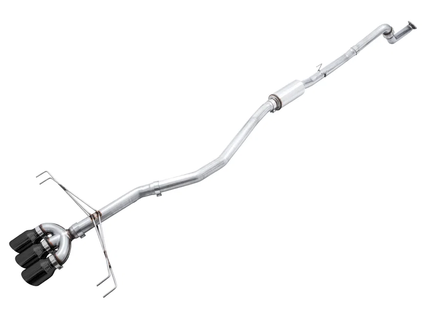 Track Edition Exhaust for FK8 Civic Type R (includes Front Pipe) - Triple Diamond Black Tips