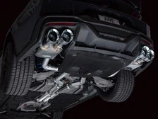 SwitchPath™ Exhaust for S650 Ford Mustang Dark Horse - Quad Chrome Silver Tips image 16