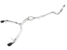 Track Edition Exhaust for B9 A4 - 4" Diamond Black Tips for Audi A4 Quattro image 1