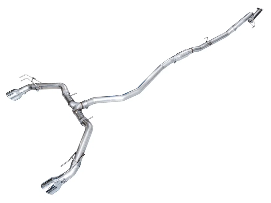 Track Edition Exhaust for FE1 Civic Si/DE4 Acura Integra - 5” Chrome Silver Tips