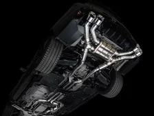 SwitchPath™ Exhaust for Cadillac CT4-V Blackwing - 4.5" Chrome Silver Tips image 15