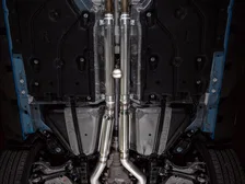 Touring Edition Exhaust for S650 Ford Mustang GT Fastback - Dual Chrome Silver Tips image 7