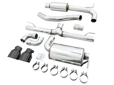 Touring Edition Exhaust for VW MK8 GTI - Diamond Black Tips image 4