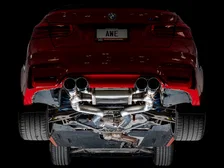 SwitchPath™ Catback Exhaust for BMW F8X M3/M4 - 4" Diamond Black Tips image 8