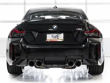 SwitchPath™ Exhaust for BMW G87 M2 - 4.5" Chrome Silver Tips image 9