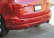 Non-Resonated Exhaust System (Downpipe-Back) for 8R Q5 3.2L -- Chrome Silver Tips image 4