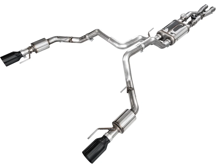 SwitchPath™ Exhaust for Gen 3 Raptor R - Diamond Black Tips for Ford F-150