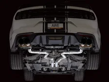 SwitchPath™ Cat-back Exhaust for '18-'23 S550 Mustang GT - Quad Diamond Black Tips image 13