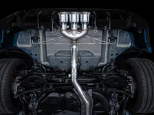 Track Edition Exhaust for FL5 Civic Type R - Triple Chrome Silver Tips image 10