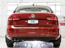 Track Edition Exhaust for MK6 Jetta 1.4T - Chrome Silver Tips image 3