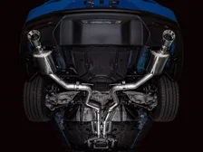 Touring Edition Exhaust for S650 Ford Mustang GT Fastback - Dual Chrome Silver Tips image 11