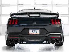 SwitchPath™ Exhaust for S650 Ford Mustang Dark Horse - Quad Chrome Silver Tips image 10