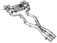 SwitchPath™ Exhaust for BMW G87 M2 - 4.5" Chrome Silver Tips image 2