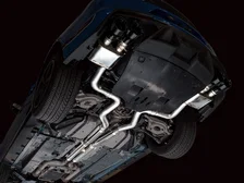 SwitchPath™ Exhaust for Ford Mustang S550 Mach1 - Quad Diamond Black Tips image 5