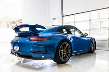 SwitchPath™ Exhaust for Porsche 991.1 / 991.2 GT3 / RS - Chrome Silver Tips image 4