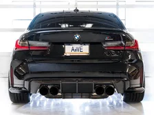SwitchPath Catback Exhaust for BMW G8X M3/M4 - 4.5" Diamond Black Tips image 10