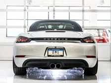SwitchPath™ Exhaust for Porsche 718 Boxster / Cayman (PSE Only) - Chrome Silver Tips image 3