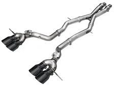 Track Edition Exhaust for BMW G87 M2 - 4.5" Diamond Black Tips image 1