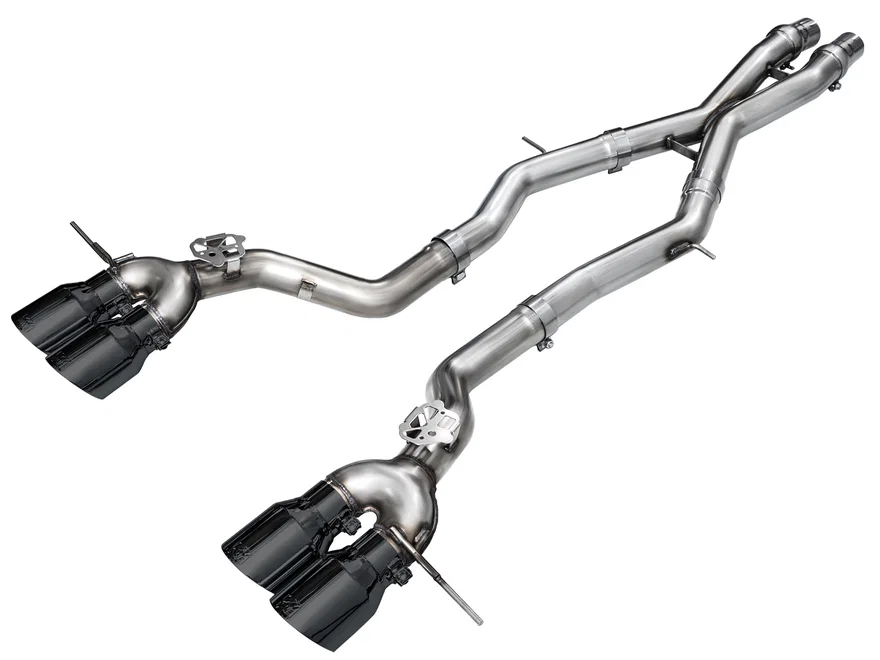 Track Edition Exhaust for BMW G87 M2 - 4.5" Diamond Black Tips