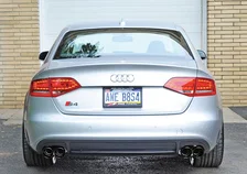 Touring Edition Exhaust for Audi B8 S4 3.0T - 3.5" Diamond Black Tips image 2