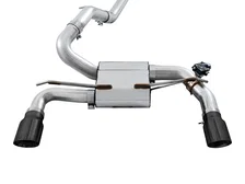 SwitchPath™ Cat-back Exhaust (with Remote) for Ford Focus RS - Diamond Black Tips image 1
