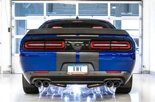 Track Edition Exhaust for 17+ Challenger 5.7 - Chrome Silver Quad Tips image 8