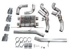 Valved SwitchPath™ Axleback Exhaust for BMW F97 X3 M / F98 X4 M - 4.5" Chrome Silver Tips image 5