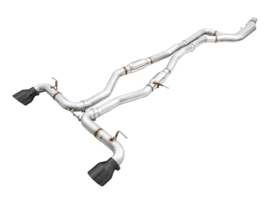 Resonated Track Edition Exhaust for A90 Supra - 5" Diamond Black Tips for Toyota GR Supra